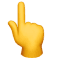 Hand pointing to The Missing Foundation