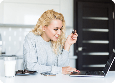 Woman starting credit repair business